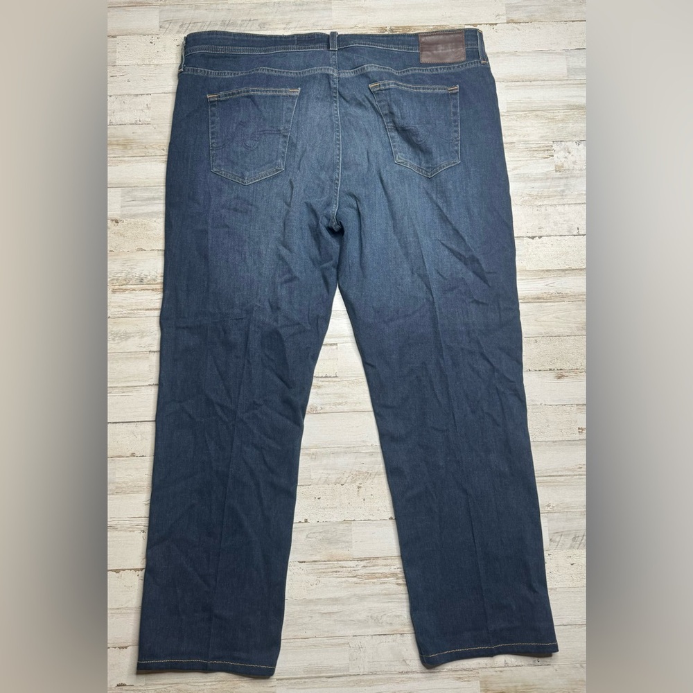 AG Adriano Goldschmied The Everett Blue Jeans Mens 42x32 (44x29) Slim Straight - Picture 9 of 11